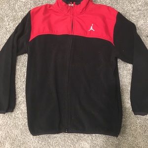 Jordan black and red coat